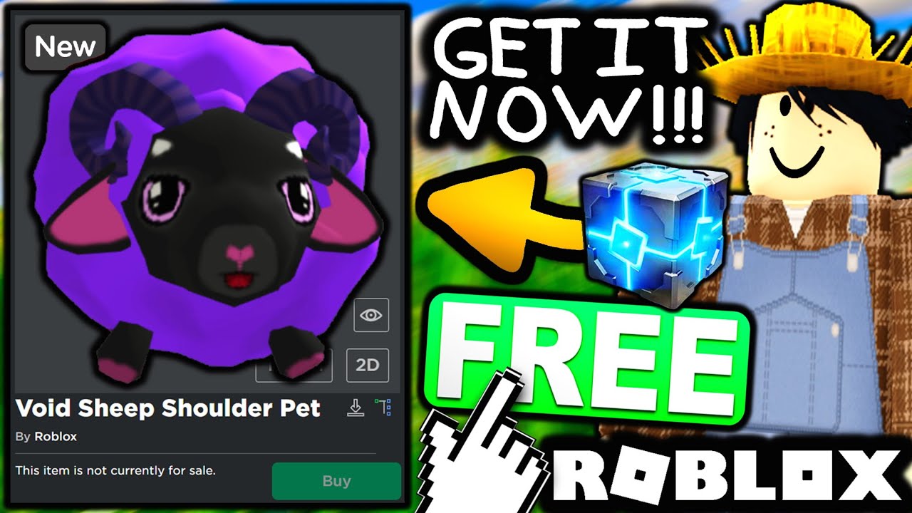 FREE ACCESSORY! HOW TO GET Void Sheep Shoulder Pet! (ROBLOX PRIME GAMING) 