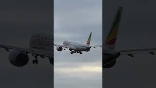 Ethiopian Airlines Airbus A350-900 Departs Under The Power Of Its Two Rolls Royce Trent Xwb Engin