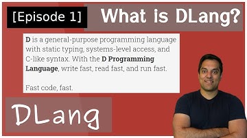 [Dlang Episode 1] The D Programming Language - dlang