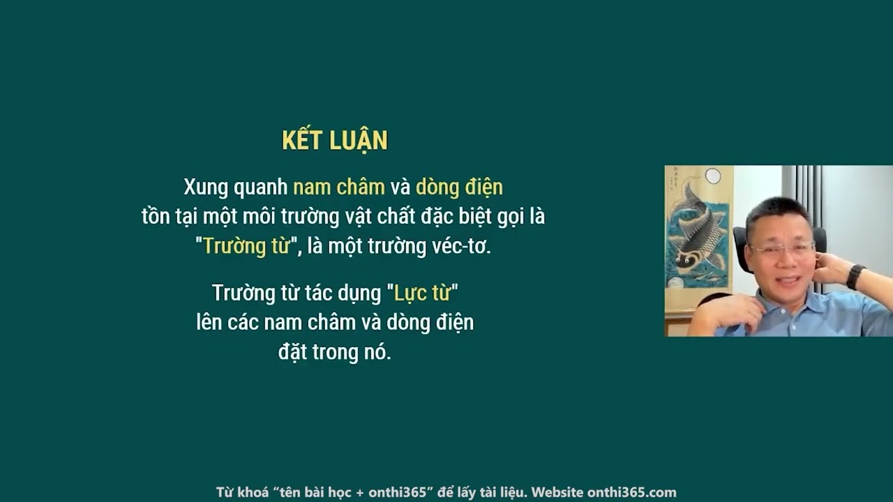 Tương Tác Từ Và Cảm Ứng Từ | Lý Thuyết Trọng Tâm | Vật Lý 12