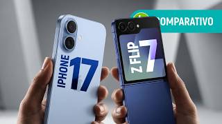 GALAXY Z FLIP 7 vs IPHONE 17: DOBRÁVEL Samsung enfrenta CELULAR APPLE | Comparativo