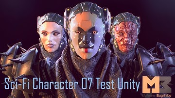 Sci-Fi Character 07 (Martyr) Test In Unity