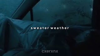 the neighbourhood - sweater weather (sped up   reverb)