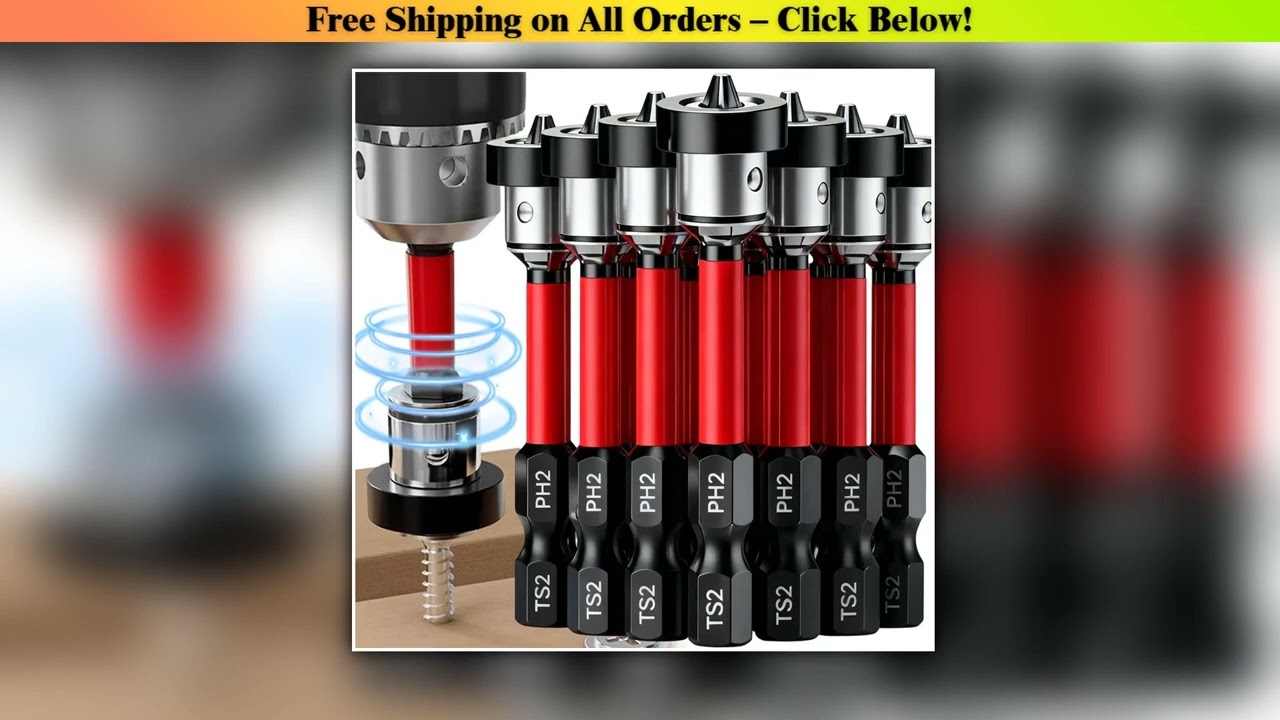 Magnetic Positioning Screwdriver Bits S2 Drywall Screw for Plasterboard Gypsum Board Locating Bit B