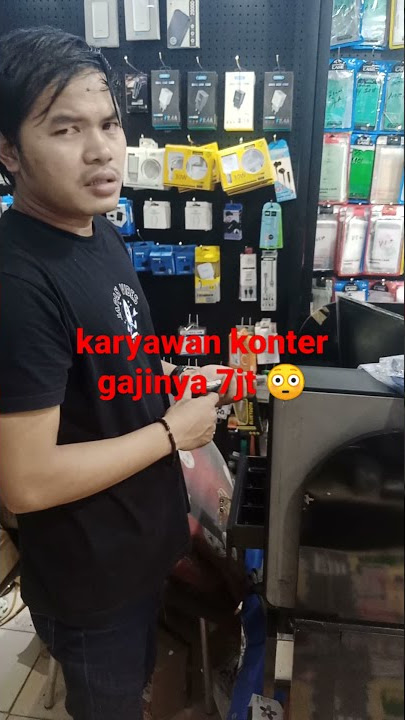 karyawan konter gajinya ternyata