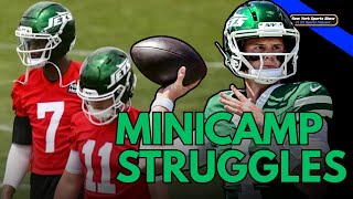 Jets Quarterbacks STRUGGLE In Day 2 Of Minicamp