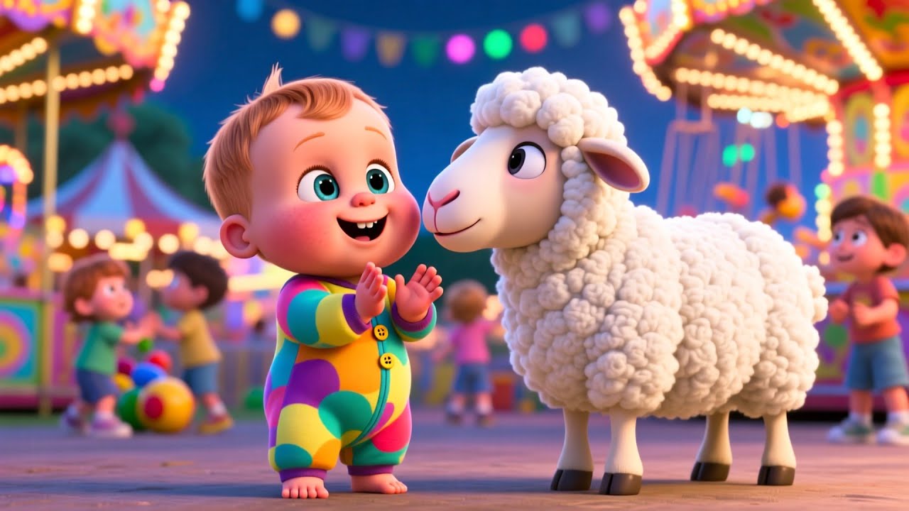 Sheep Wool Baby Fun 🐑🧶👶 | Learn Colors and Shapes for Kids | Fun Educational Play