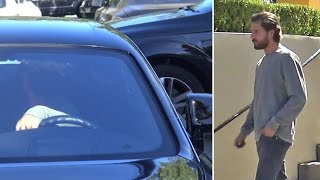 Scott Disick Almost Hits Another Car With Rolls Royce Amid Crisis Over Kim s Robbery