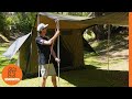 Oztent SV-5 Max Canvas Touring Tent -  How to setup & pack away