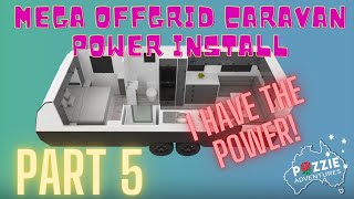 Ultimate Caravan Offgrid PowerBuild Part 5 #ecoflowdeltapro #ecoflow #pozzieadventures