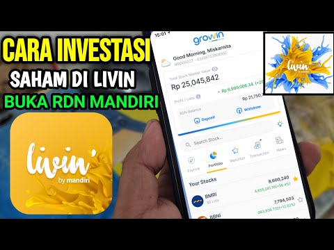 Cara Investasi Saham di Livin Mandiri dengan Mumbuka Rekening Dana Nasabah ( RDN ) TERBARU 2026