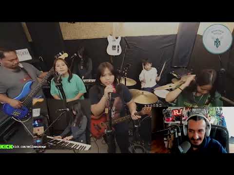 Reacting To LONG TIME by Boston | Missioned Souls | family band studio cover