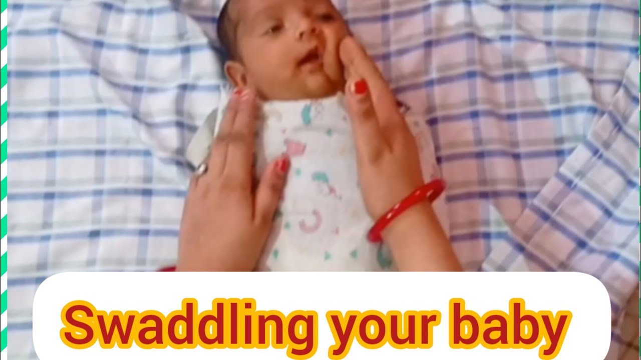 How to swaddle a baby बेबी को swaddle कैसे करें swaddle a newborn