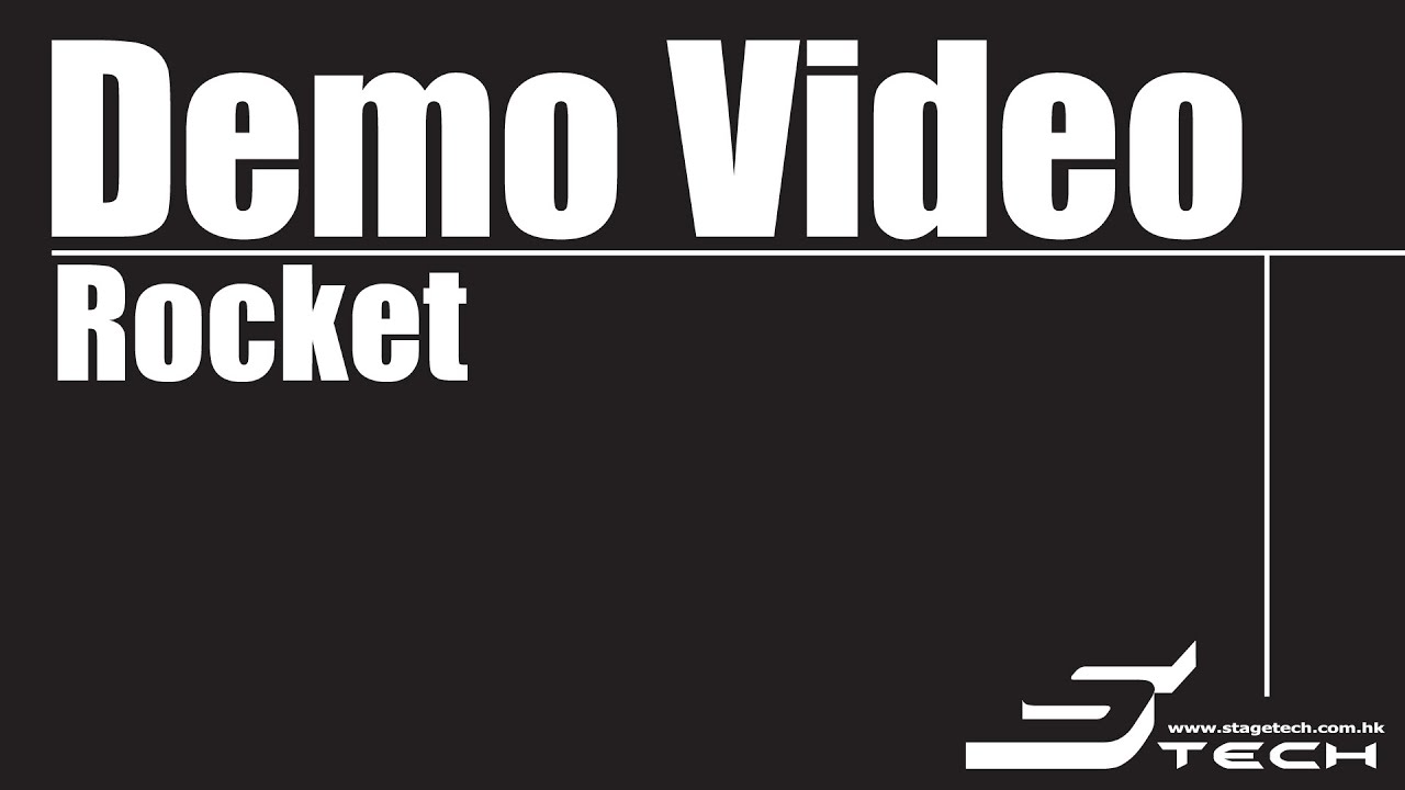 Stage Tech Pyrotechnics Demo【Rocket】