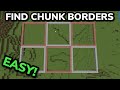HOW TO EASILY FIND CHUNK BORDERS in Minecraft Bedrock (MCPE/Xbox/PS4/Nintendo Switch/PC)