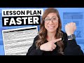 5 EASY Ways to Save Time Lesson Planning