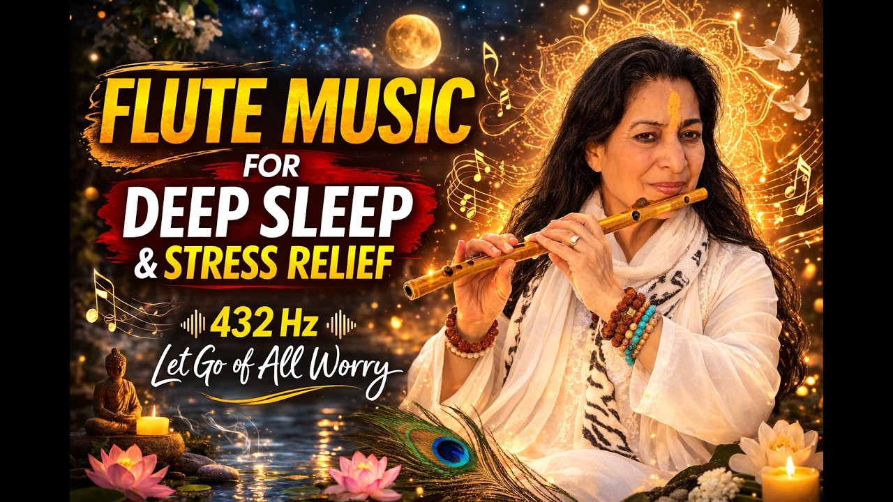 Flute Music for Deep Sleep & Stress Relief | 432 Hz | Let Go of All ...