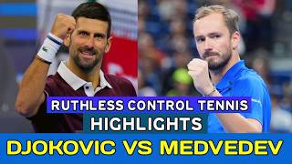 Novak Djokovic Vs Daniil Medvedev - Highlights Ruthless Control Tennis Before Shanghai Open 2026