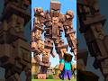 The villagers united to defeat Steve. #minecraft #minecraftmemes