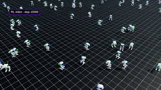 [IsaacLab] Training Disney's BD-1 Robot with RL for Velocity Command Tracking