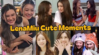 LenaMiu Cute Moments That Melt My Heart ☺️❤️ #lenamiu #miulena #lalinalena #miunatsha #glcouple