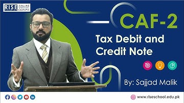 (𝐂𝐀𝐅𝟐) 𝐓𝐚𝐱 𝐃𝐞𝐛𝐢𝐭 𝐚𝐧𝐝 𝐂𝐫𝐞𝐝𝐢𝐭 𝐍𝐨𝐭𝐞 𝐁𝐲 𝐒𝐢𝐫 𝐒𝐚𝐣𝐣𝐚𝐝 𝐌𝐚𝐥𝐢𝐤