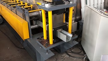 Gutter roll forming machine