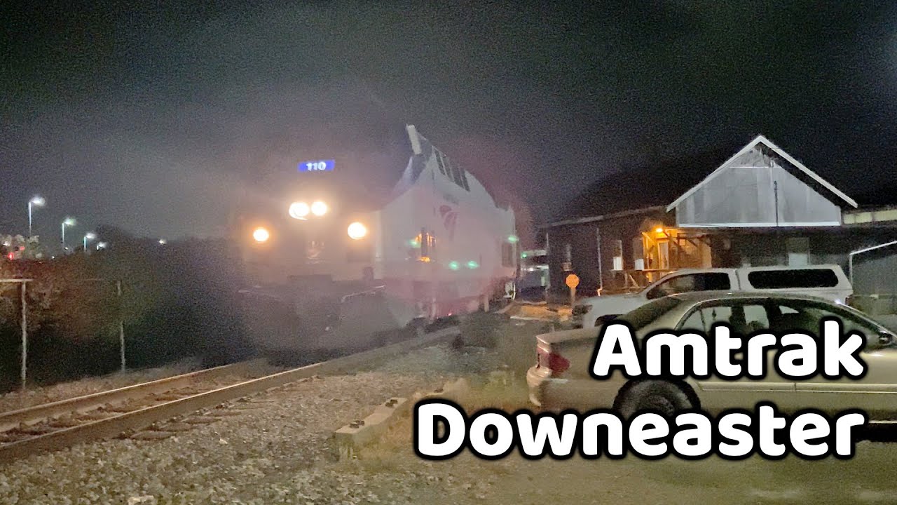 Amtrak Downeaster Entering the Wildcat Branch in Wilmington