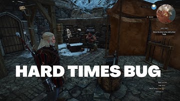 The Witcher 3 - Hard Times - Bug: Unable To Talk To the Blacksmith