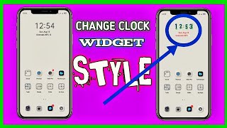 CHANGE CLOCK WIDGET STYLE ANDROID 10 AND 11 OPPO AND REALME EAGLE EYE TUTORIALS screenshot 3