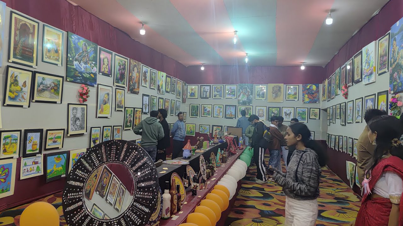 Pratima fine arts exhibition Islampur 