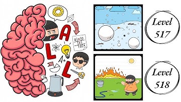 Brain Test All Star : Level 517 , 518 – How to Solve? (Walkthrough)