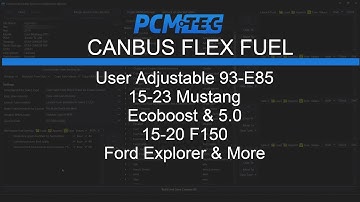 Flex Fuel Custom OS Training Video - Video 2 - PCMTEC
