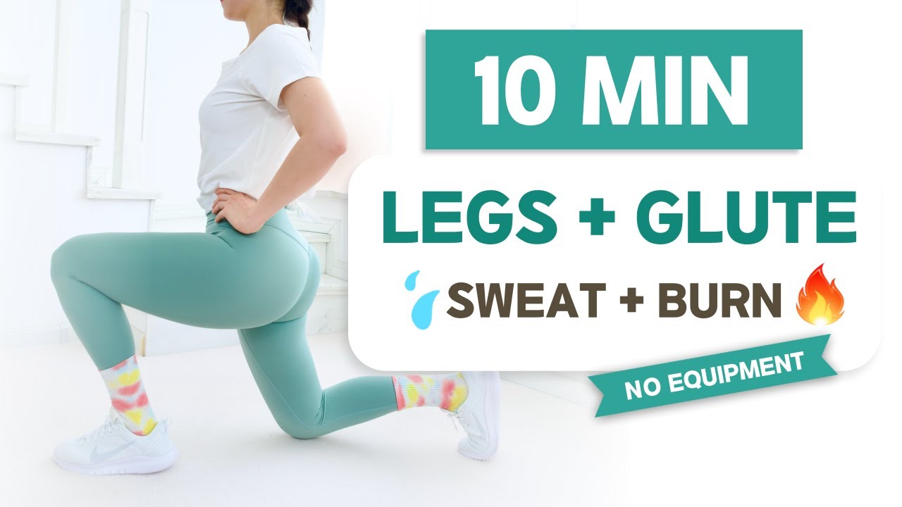 10Min Legs + Glutes Workout for Beginners | No Equipment Needed - YouTube