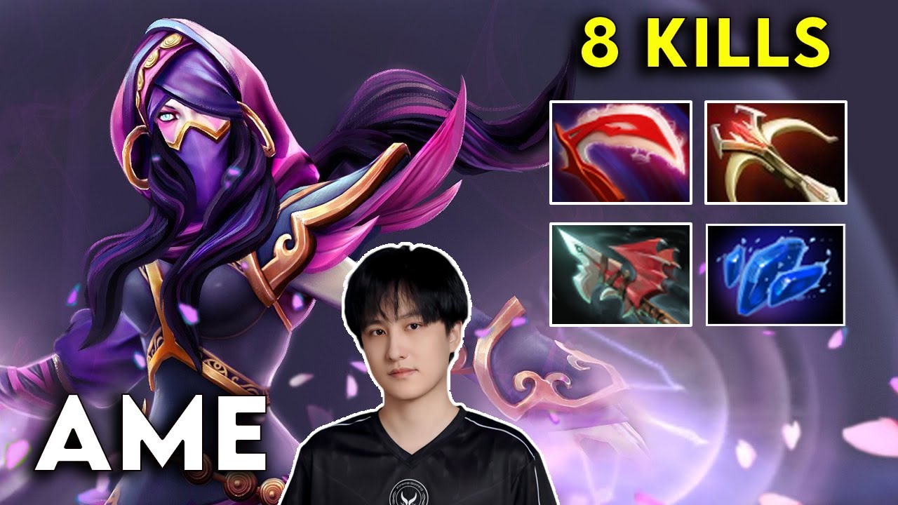 Ame Templar Assassin Safelane 8 kills - Dota 2 Pro Gameplay - YouTube