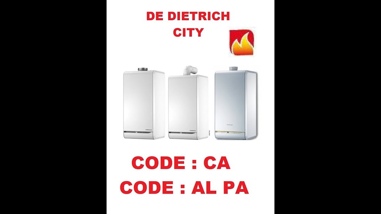 comment débloquer une chaudière De Dietrich city YouTube — free download