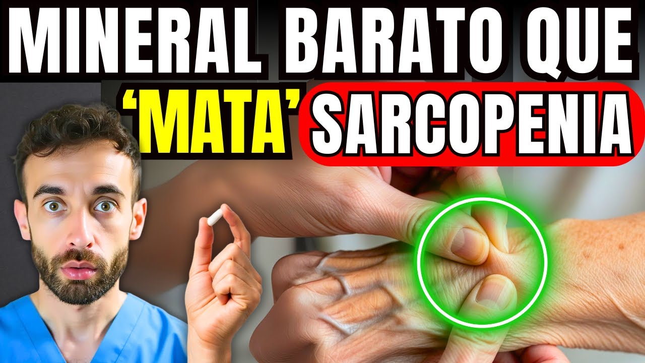 ¡NO Es La PROTEÍNA! El MINERAL #1 que Combate la SARCOPENIA