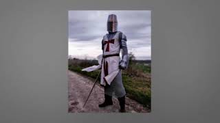 Medieval Black Templar Knight Full Body Armor Set – Cosplay & Halloween Suit