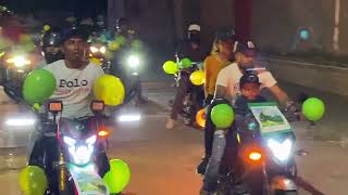 1a. PEREGRINACION MOTOCICLISTAS SALIENDO DE AMATITLÁN A SAN ISIDRO JEHUITAL VISPERA SAN JUDAS TADEO