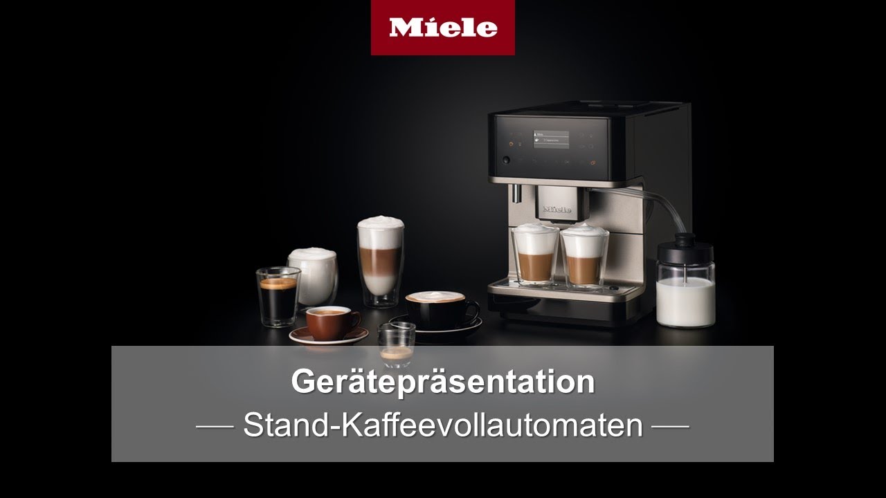 Miele Stand-Kaffeevollautomaten | CM 5510 | CM 6160 | CM 7750 - YouTube