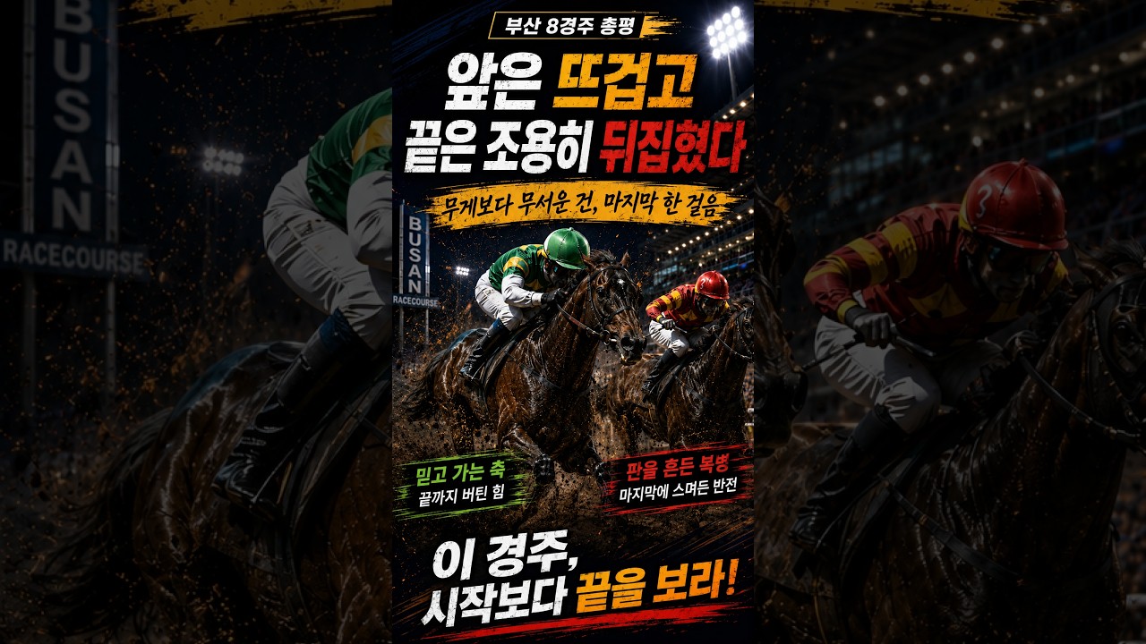1200m, 출발보다 더 무서운 마지막 한 걸음!!