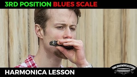 Harmonica Lesson - 3rd position blues scale and how to start improvising with it