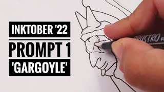 Inktober 2022 | Prompt 1 'GARGOYLE' Inktober 2022 | Prompt 1 'GARGOYLE'