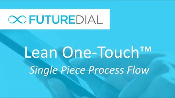 Lean One-Touch Single Piece Process Flow
