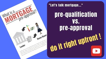 Pre-Approval VS. Pre-Qualification Letter