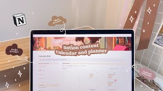 NOTION TUTORIAL 💡🖥️ Content Calendar and Planner 🧠