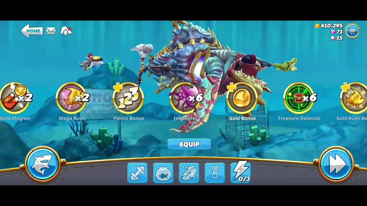 HUNGRY SHARK WORLD Alpha zombie shark