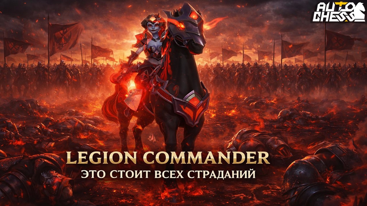 LEGION COMMANDER — ЭТО СТОИЛО СТОЛЬКО НЕРВОВ! ► Auto Chess S35