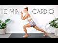 10 min NO JUMPING CARDIO FAT BURN (Apartment Friendly, Low Impact, No Equipment)