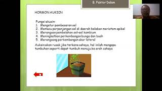 Biologi SMA XII MIPA : Faktor yang Mempengaruhi Pertumbuhan Tanaman_Bagian 2